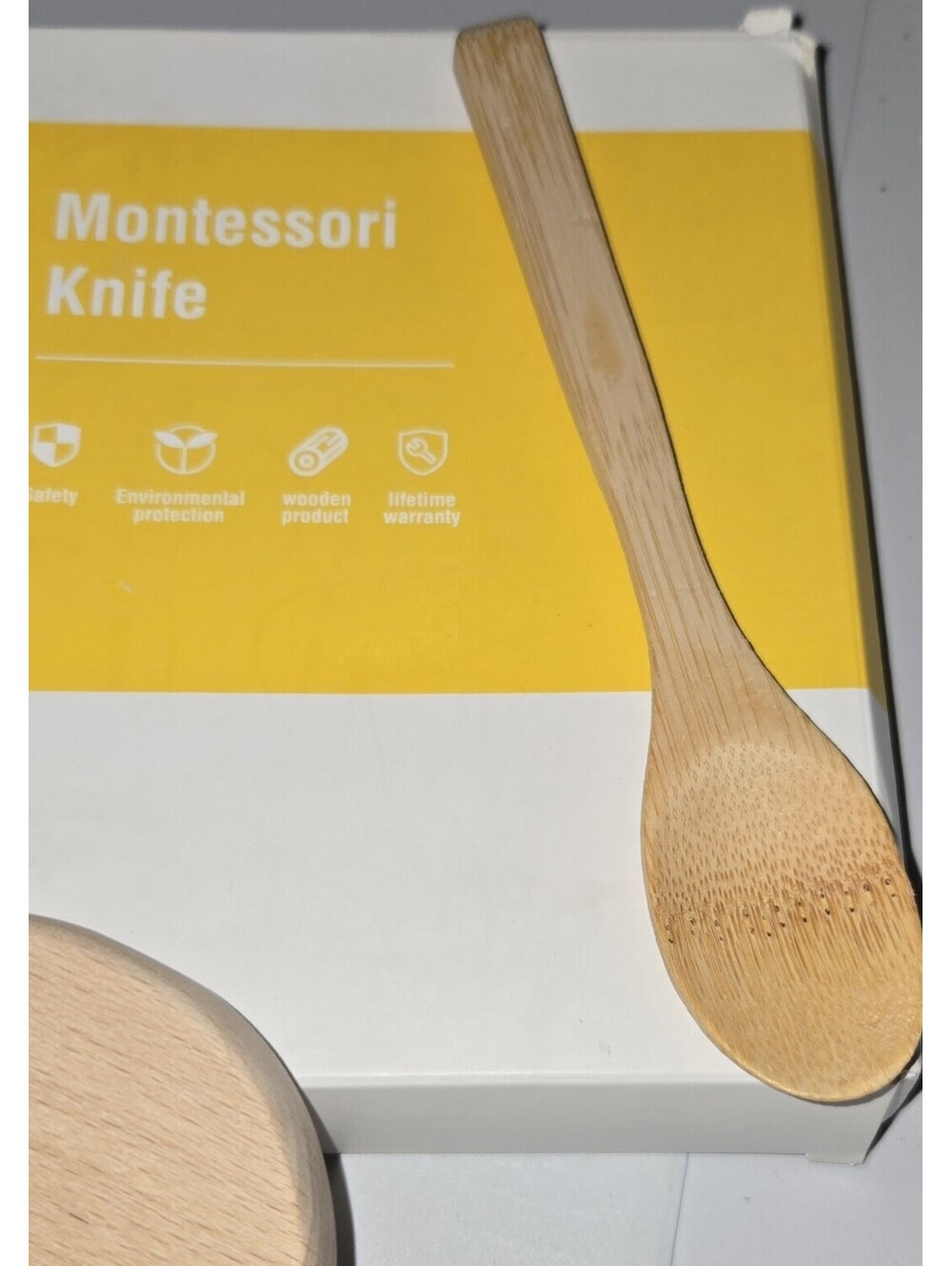 LETTO & TAILOR Montessori Wooden Kids Knife Set Safe For Kids 2 Years Old Learn - Picture 7 of 8